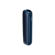 Profil sisi Ploom AURA Navy Blue menekankan bentuk ramping, garis bersih, dan permukaan logam elegan.
