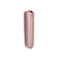 Profil sisi Ploom AURA Rose Gold menekankan siluet ramping, lengkungan halus, dan saiz padat yang selesa dipegang.

