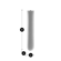Ploom AURA Lunar Silver Augmented Pattern front panel shown with dimensions 9.65 × 3.30 × 1.80 cm, illustrating compact design and portability.
