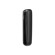 Side view of the Jet Black Augmented Pattern Ploom AURA front panel, showcasing clean lines, smooth edges, and a sophisticated, contemporary look.

