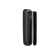 Jet Black Augmented Pattern Ploom AURA front panel shown from the side, separated from the device to highlight slim form and elegant curves
