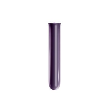 Pandangan hadapan panel Ploom AURA Lavender, fokus pada warna berani, bentuk minimalis dan ciri snap-on mudah untuk penyesuaian.
