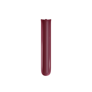 Pandangan depan panel hadapan Ploom AURA Dark Orchid, menyerlahkan rekaan simetri dan kehadiran visual yang menarik.