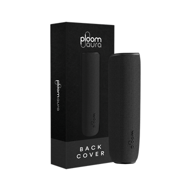 Ploom AURA Back Cover Jet Black pack, offering a timeless black finish suited for users who prefer clean, confident, everyday style.

