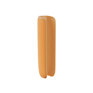 Mango Sorbet Back Cover for Ploom AURA alone, emphasizing bold vibrant color and contemporary design that adds personality to any device.
