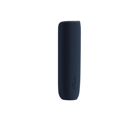 Navy Blue Ploom AURA Back Cover right view, showing clean lines, smooth curves, and a classic deep tone for confident personal style