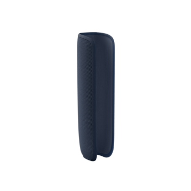 Navy Blue Back Cover for Ploom AURA shown alone, highlighting a rich, smooth finish with understated elegance for any setting