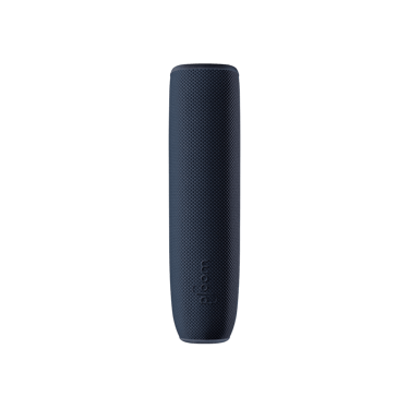 Navy Blue Ploom AURA Back Cover front facing, showcasing a minimalist design with a versatile deep shade that complements daily style effortlessly
