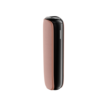 Rose Gold Back Cover pada peranti Ploom AURA menggabungkan keanggunan tanpa usaha dengan tona logam bergaya untuk kegunaan harian.