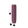 Ploom AURA device with Dark Orchid Back Cover shown with dimensions 10.2cm × 2.2cm × 2.2cm, combining bold color with precise fit.