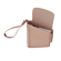 Lateral view of a Rose Gold Duo Carry Case with Ploom AURA device and sticks included, showing organised interior and elegant proportions.