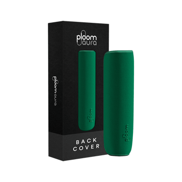 Ploom AURA Back Cover Amazon Green pack, inspired by nature with a rich green tone that adds freshness, balance, and calm to daily routines.
