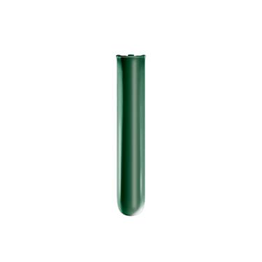 Front-facing view of Ploom AURA front panel Amazon Green, showing clean, symmetrical design, bold color, and confident modern aesthetic.
