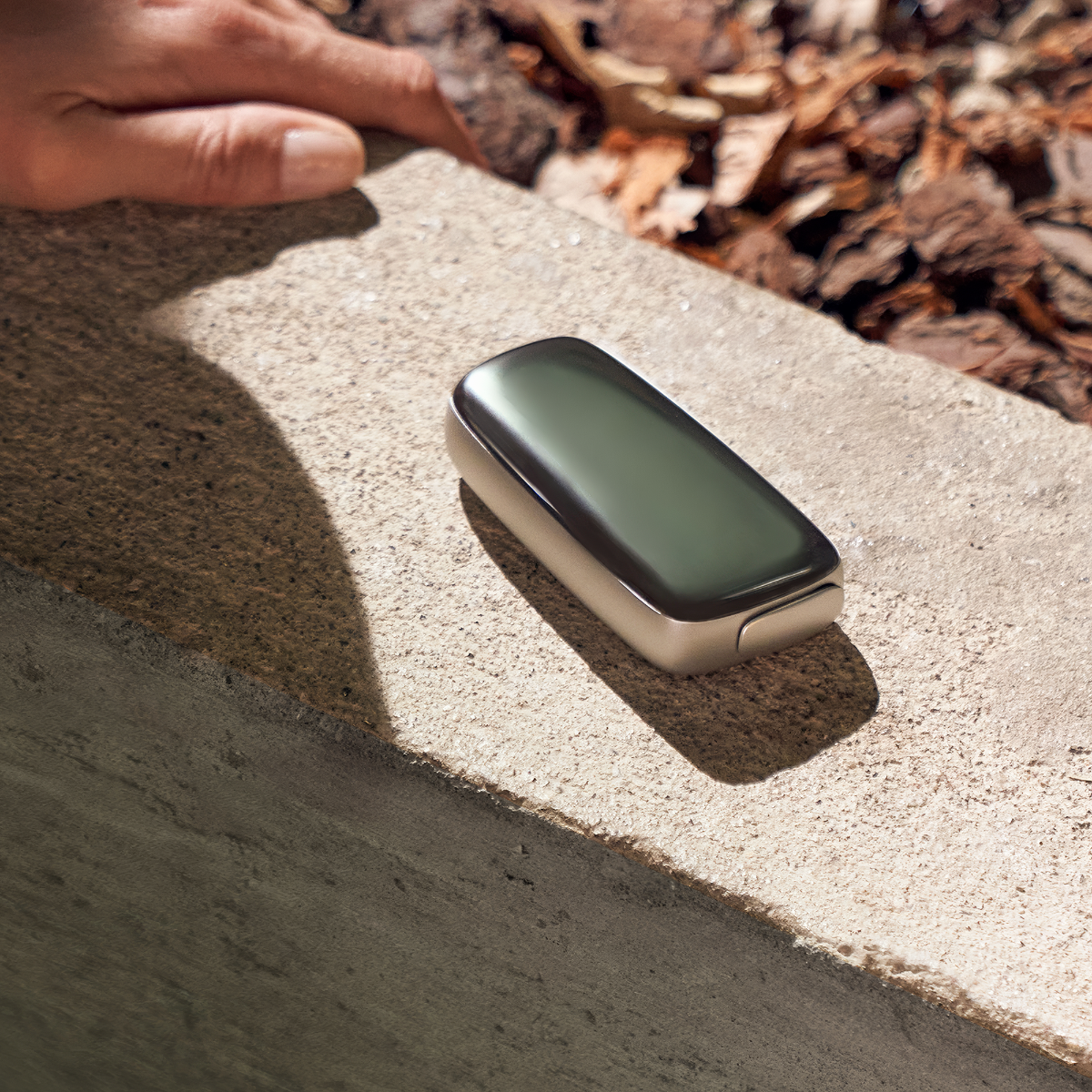 Ploom X Advanced front panel deep water green texture
