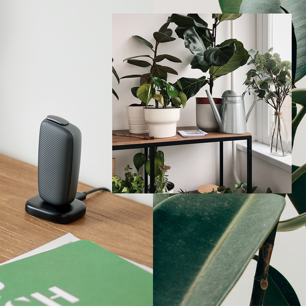 Ploom X Advanced squared front panel black - lifestyle shot
