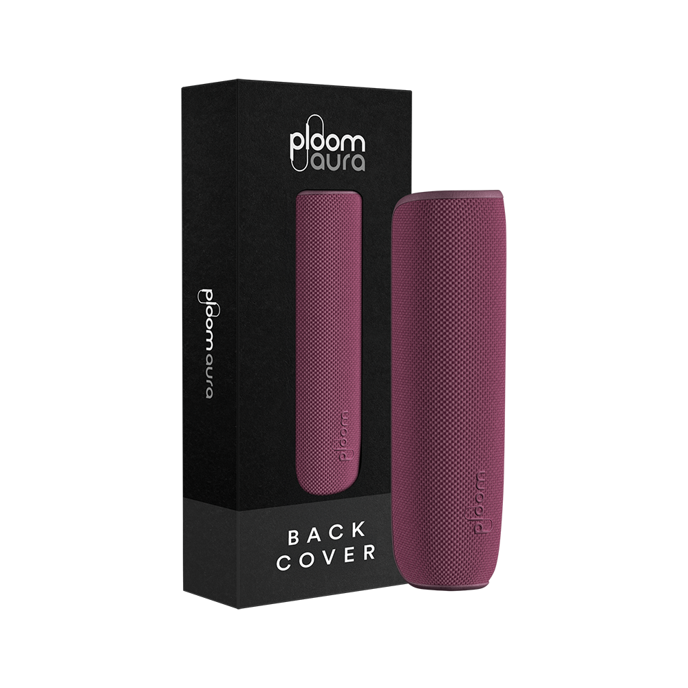 Ploom AURA Back Cover Dark Orchid pack, featuring a deep expressive tone designed for users who enjoy bold yet refined personal style.
