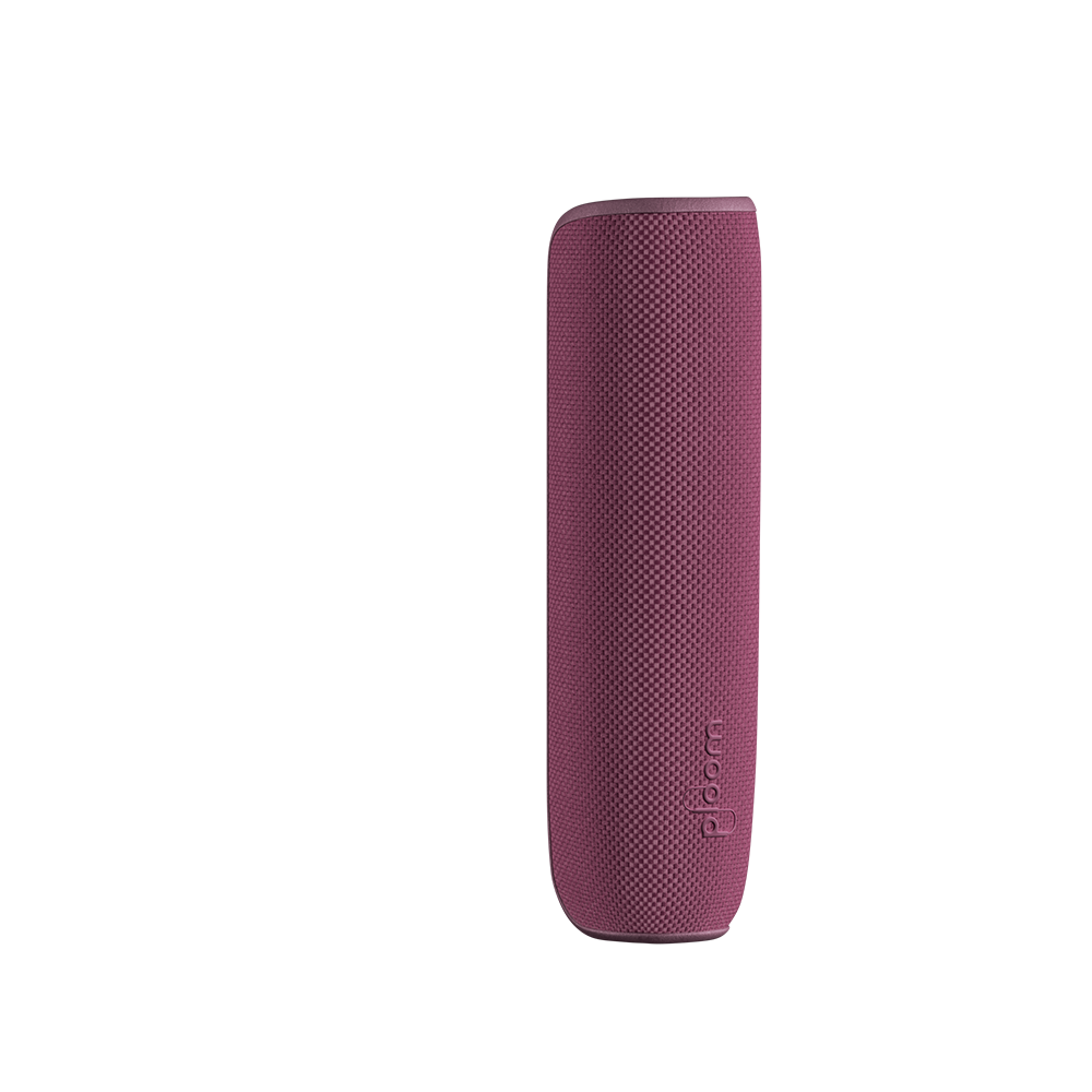 Dark Orchid Ploom AURA Back Cover right view, showing sleek edges and a deep, dramatic shade designed for expressive daily use.
