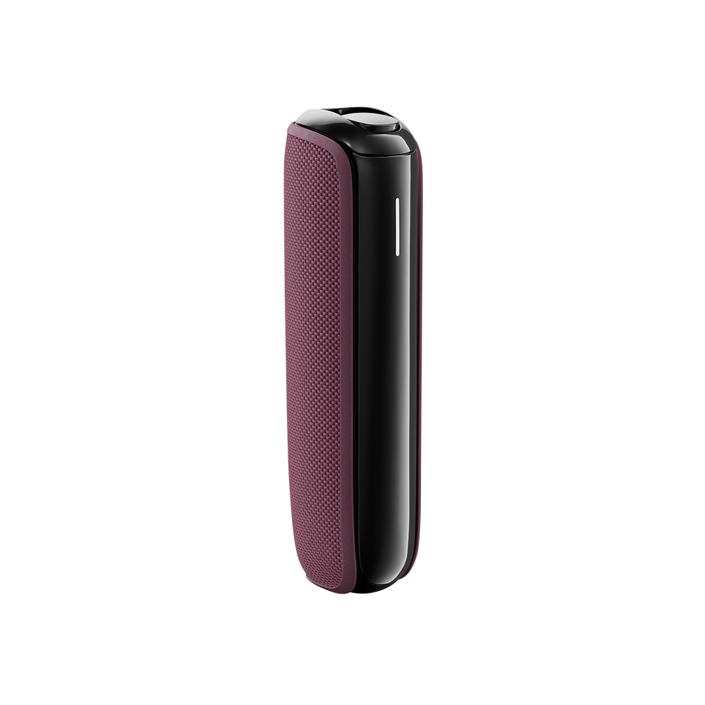 Dark Orchid Back Cover on a Ploom AURA device, creating a strong visual identity while fitting naturally into everyday routines.
