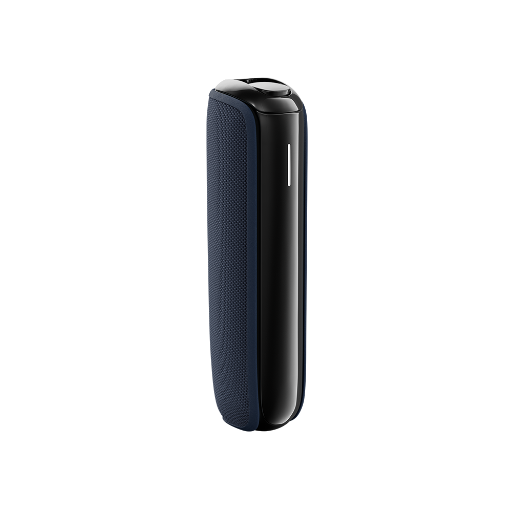 Navy Blue Back Cover on Ploom AURA device, combining a timeless deep shade with sleek, functional design to elevate everyday routines with style
