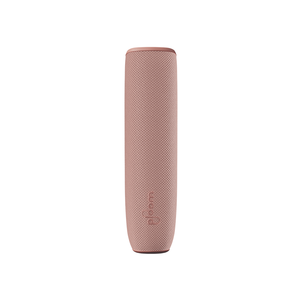 Rose Gold Ploom AURA Back Cover dari hadapan, mempersembahkan permukaan digilap dengan keanggunan halus untuk rupa harian premium.
