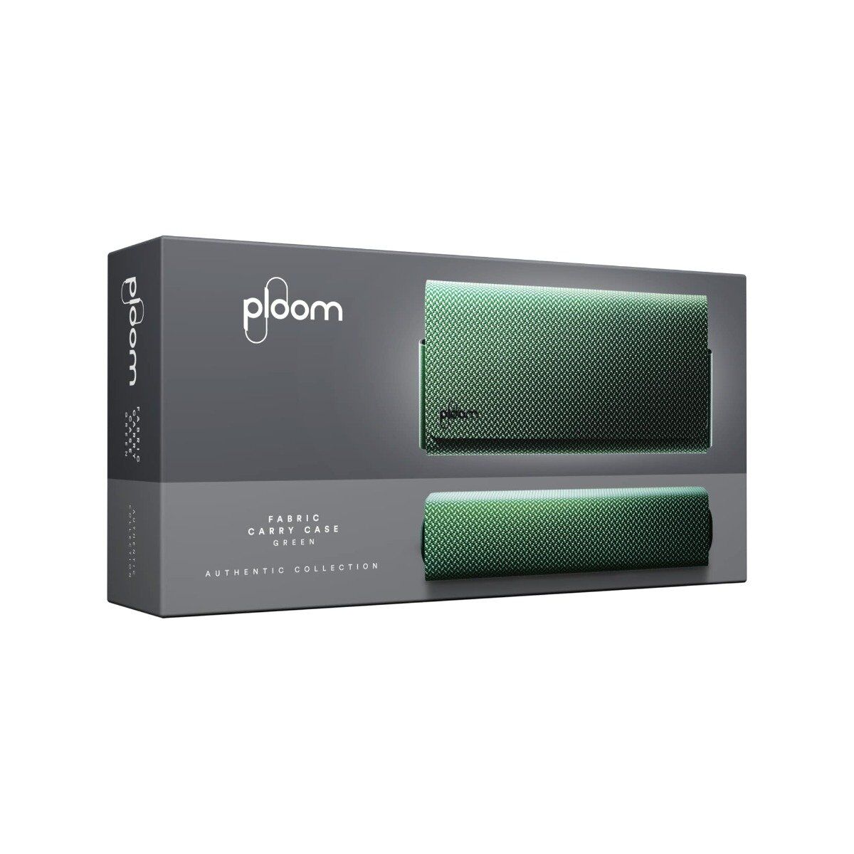 Ploom X Advanced fabric carry case green packaging
