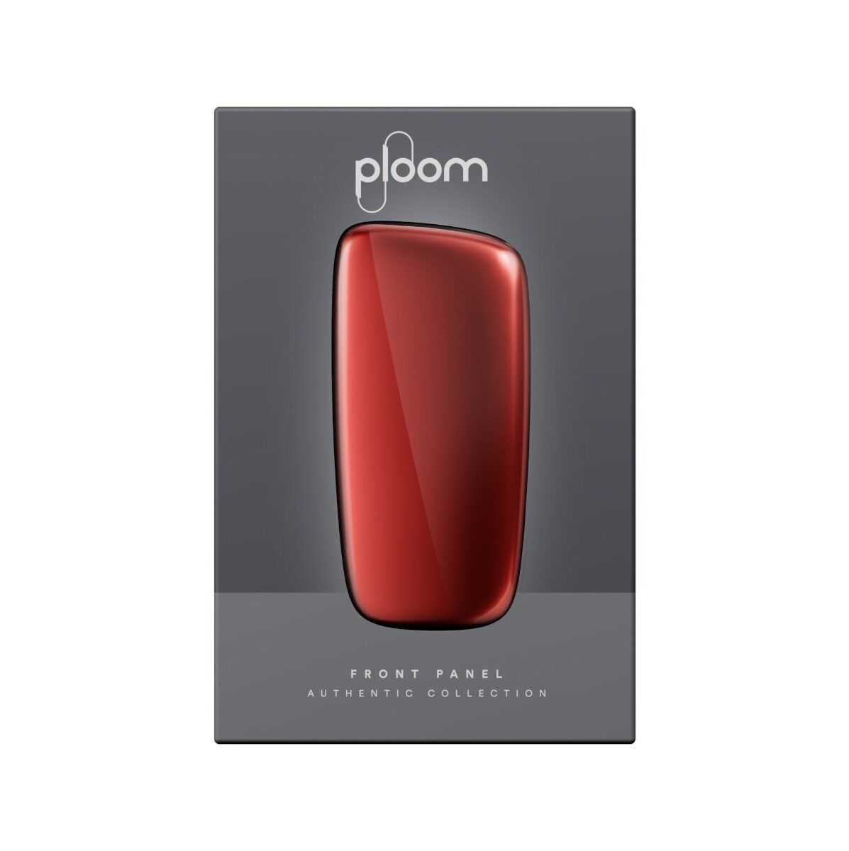 Ploom X Advanced front panel lave red packaging
