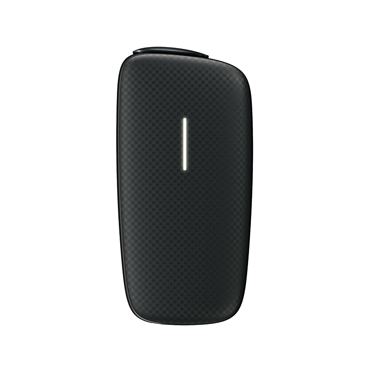 Ploom X Advanced squared front panel black on device
