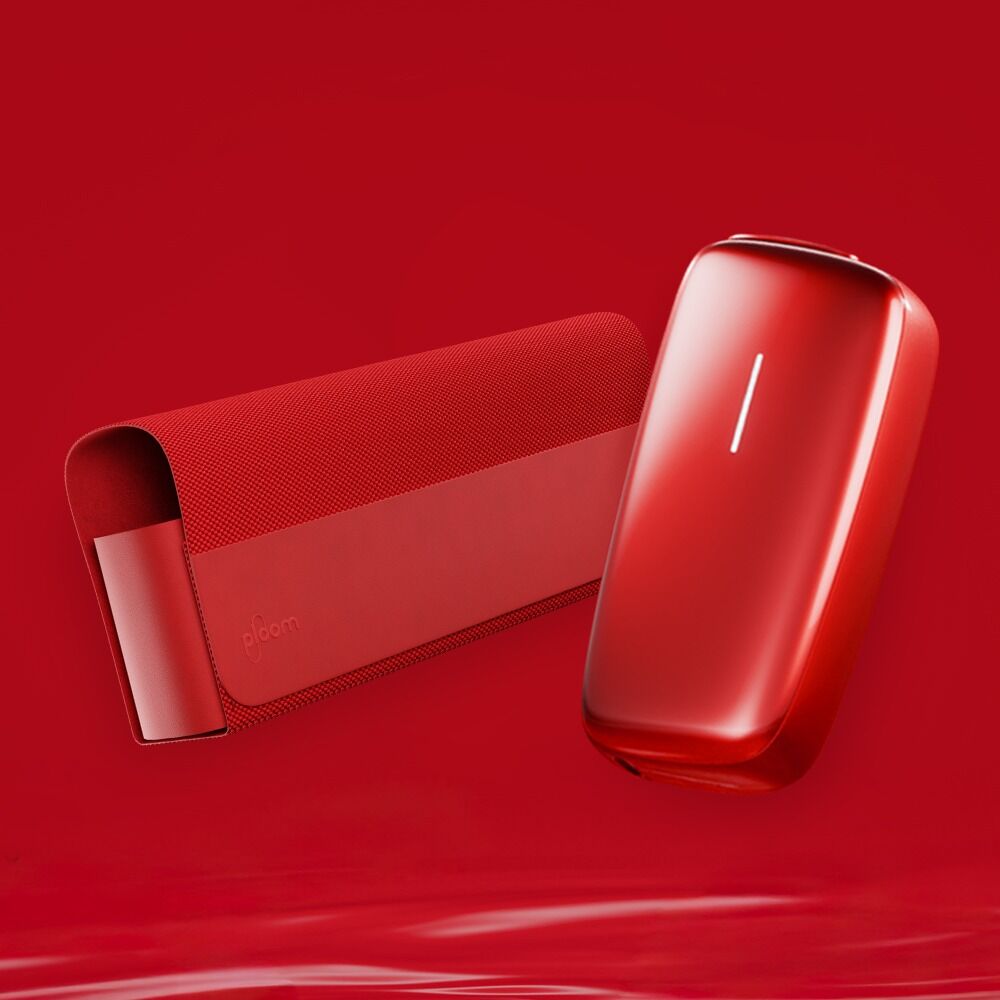 Ploom X Advanced Red by Ora ïto Device + Carry Case Bundle