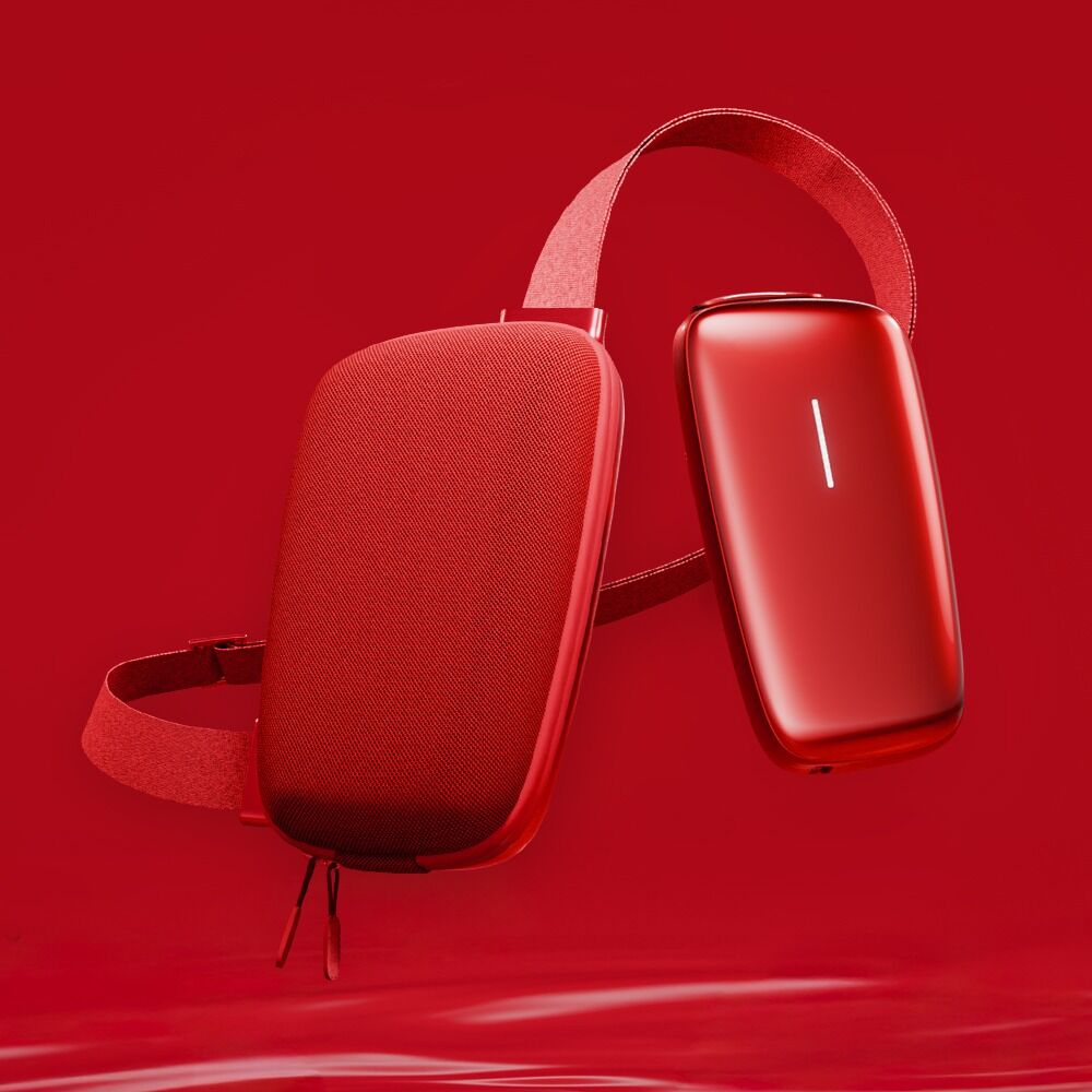Ploom X Advanced Red by Ora ïto Device + Sling Bag Bundle