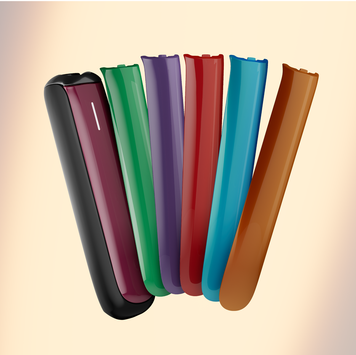 Amazon Green front panel alongside other color variations, highlighting interchangeable designs and freedom to express your mood.
