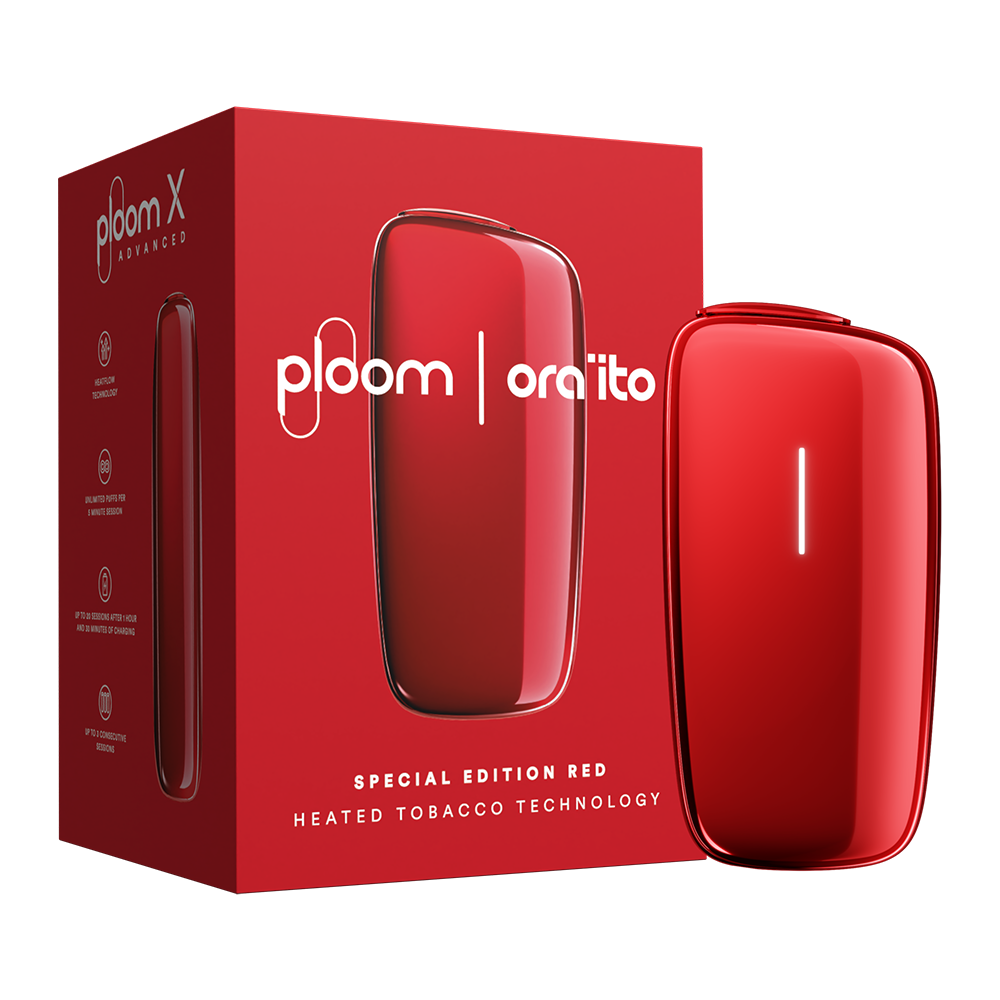 Ploom X Advanced Device - Red by Ora Ito