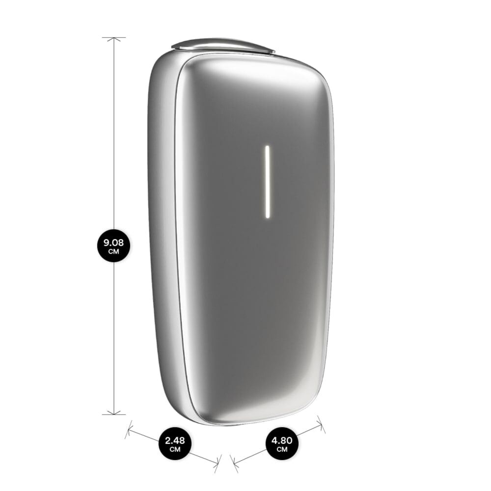 Dimensi Ploom X Advanced Silver
