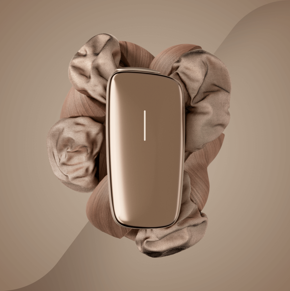 Ploom X Advanced front panel gold texture
