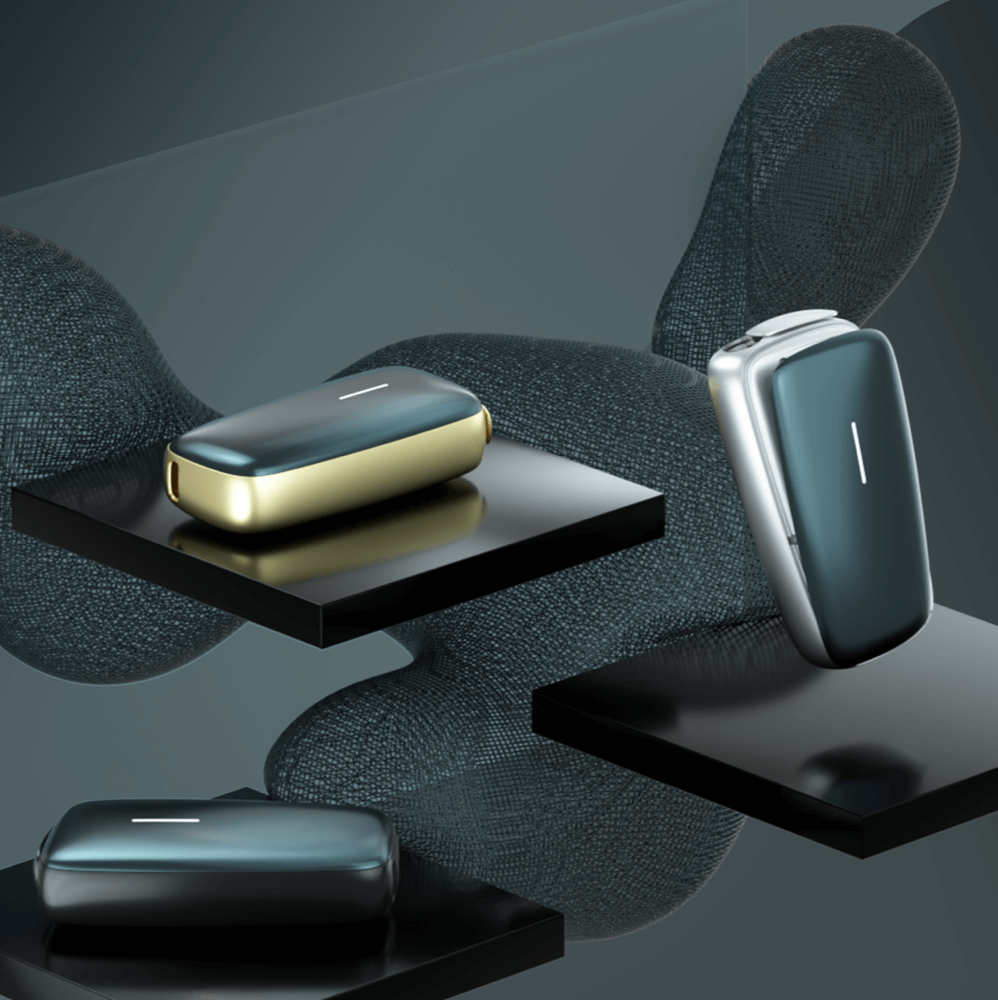 Ploom X Advanced front panel deep water green texture
