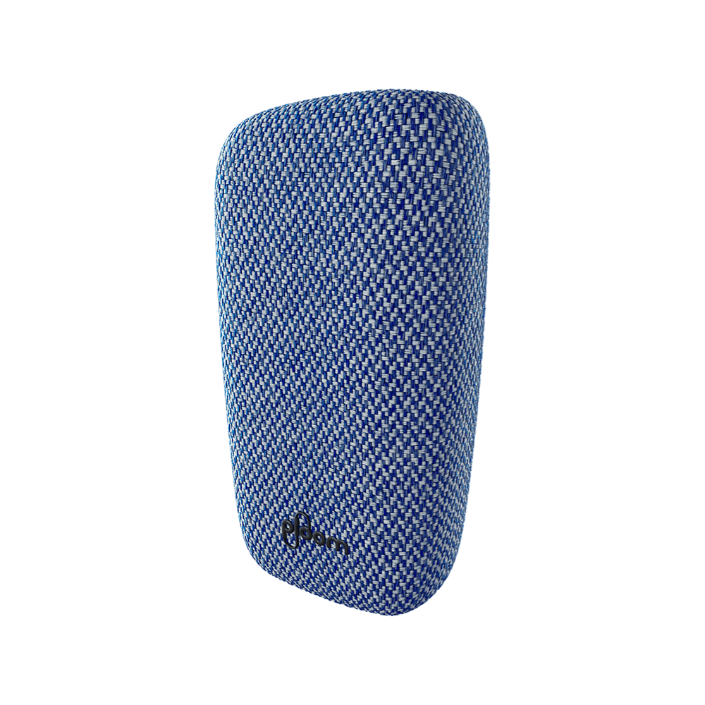 Ploom X Advanced fabric blue back cover Ploom inside front shot
