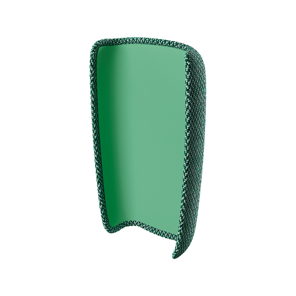 Ploom X Advanced fabric back cover Ploom green inside front
